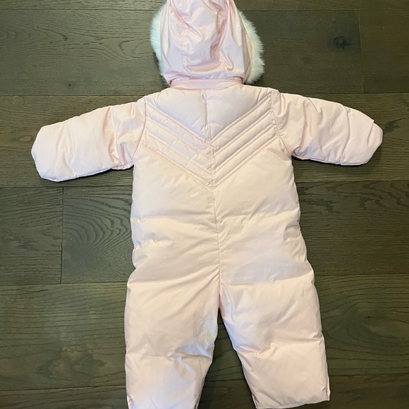 Baby gap pink down filled snowsuit 3-6M brand new - Picture 2 of 6